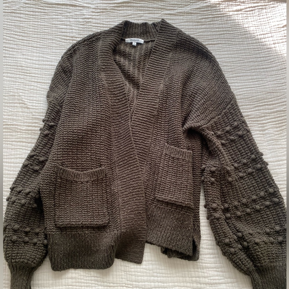 Madewell cardigan - olive green
